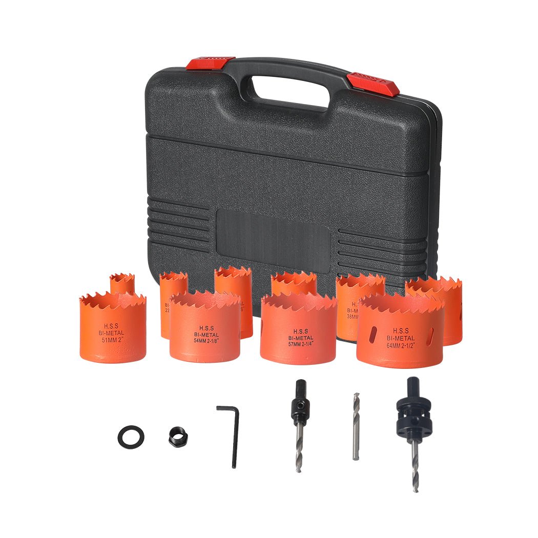 Hole Saw Set Metal Wood Cutting High Speed Wood PVC Plastic 16PCS - Direct On Sale