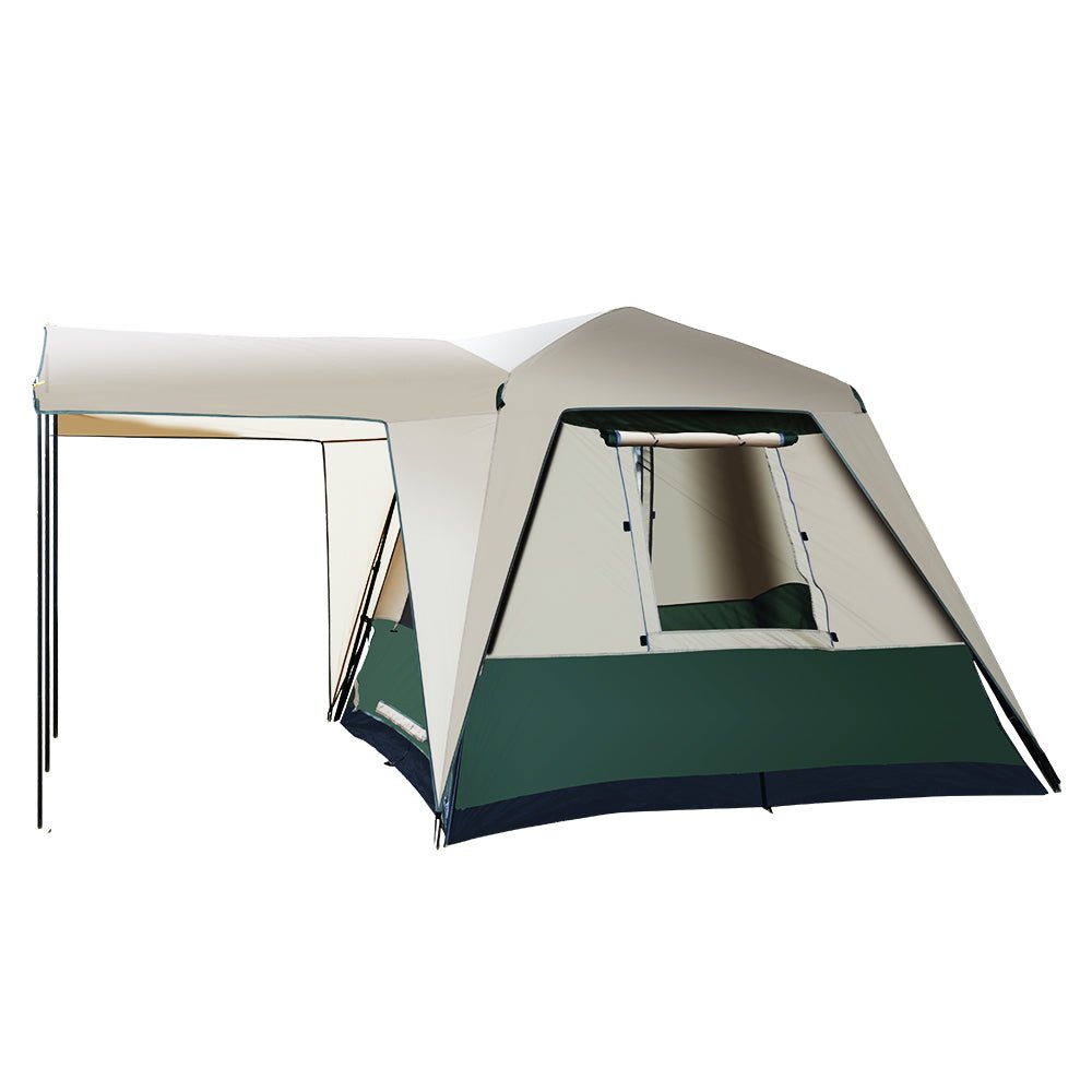 Instant Up Camping Tent 4 Person Pop up Tents Family Hiking Dome Camp - Direct On Sale