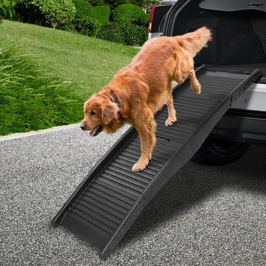 i.Pet Dog Ramp Dog Steps Pet Car Suv Travel Stair Foldable Portable Ladder Plastic - Direct On Sale