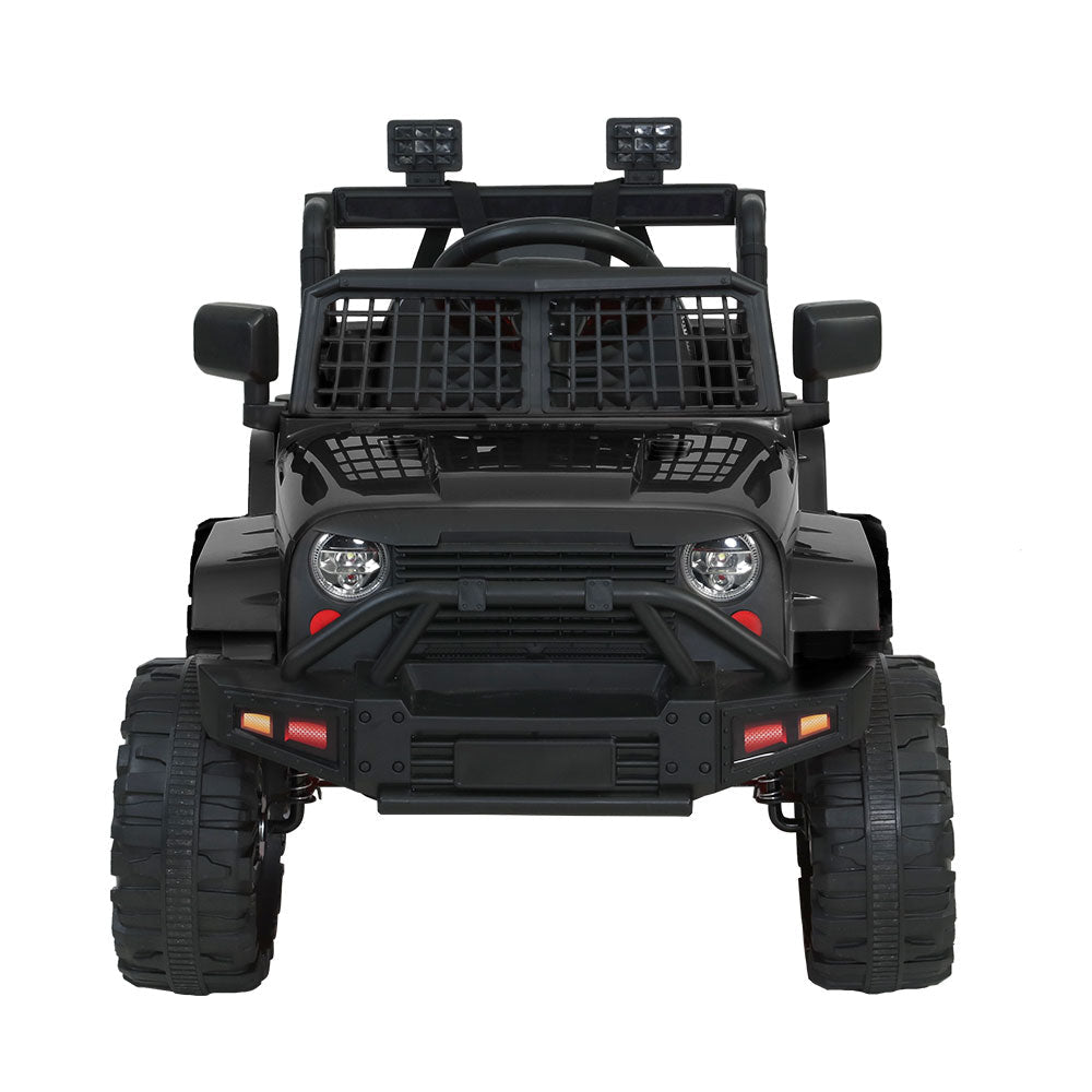 Jeep Inspired Electric 12V Kids Ride On Car Remote Control - Black - Direct On Sale