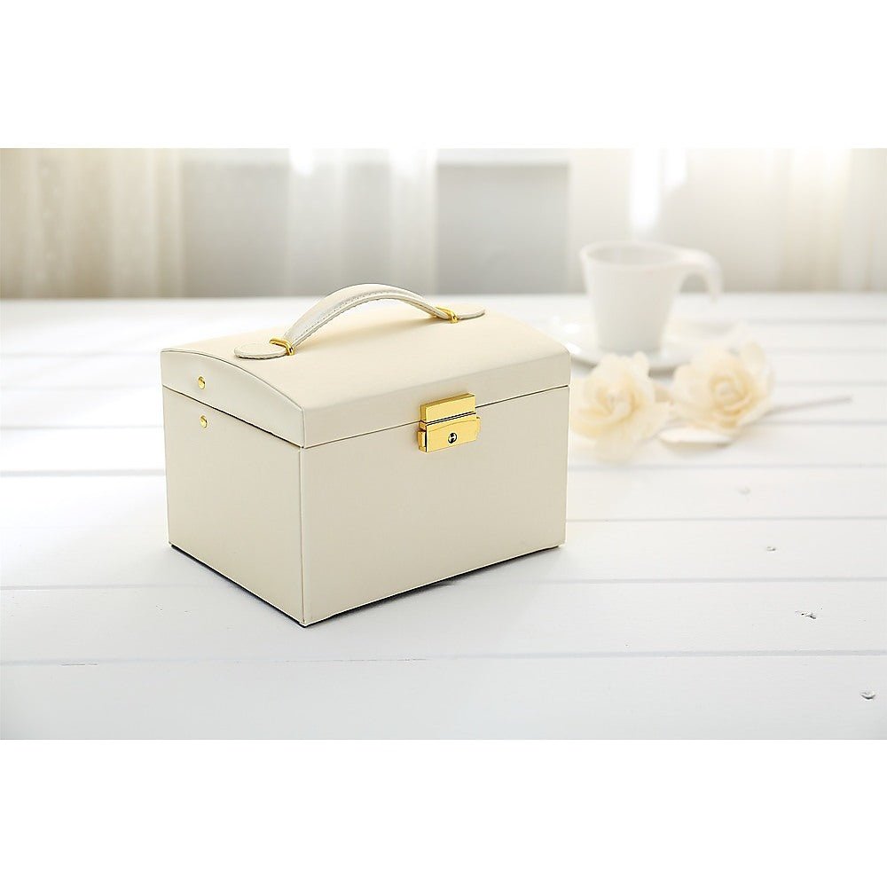 Jewellery Storage Box Girls Rings Necklaces Display Organiser Storage Case - Direct On Sale