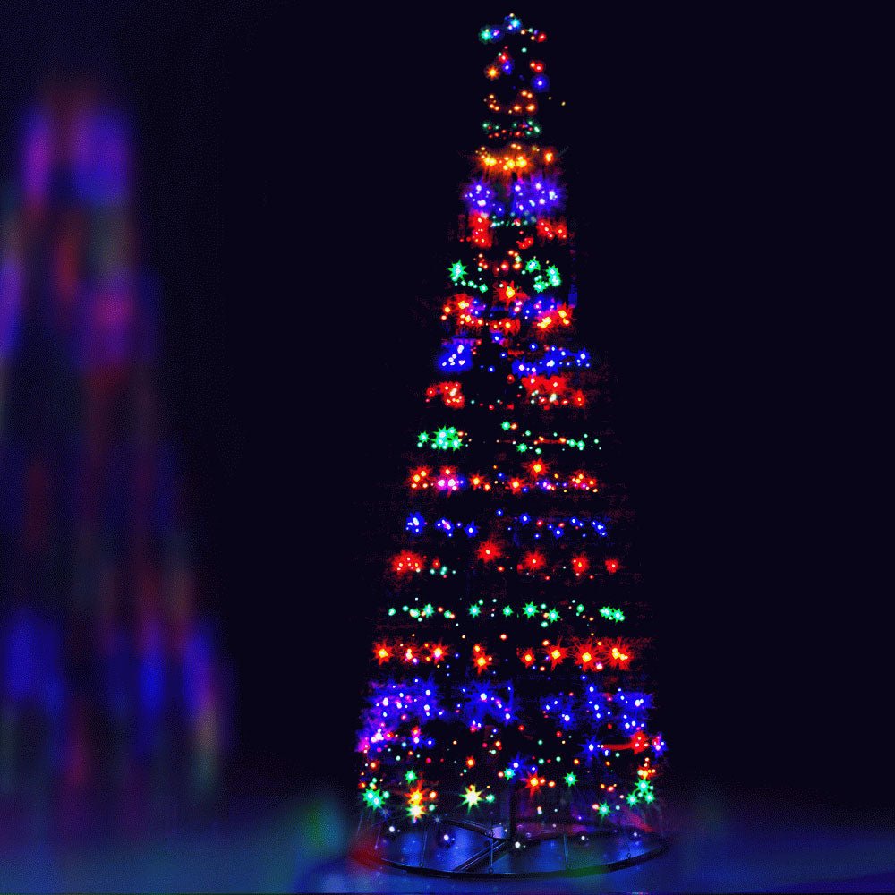 Jingle Jollys Solar Power Christmas Tree 3.6M 400 LED Xmas Trees 8 Light Modes - Direct On Sale