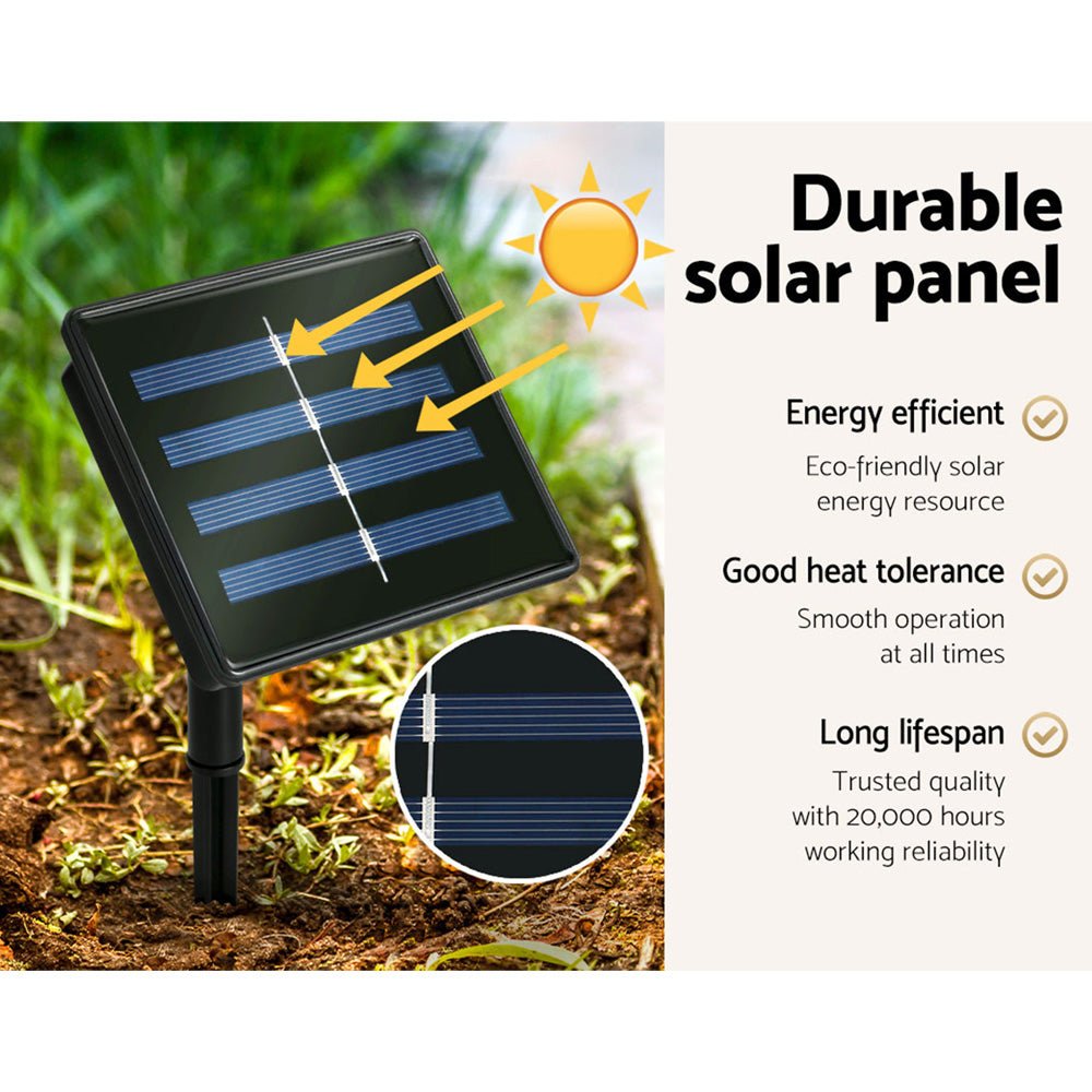 Jingle Jollys Solar Power Christmas Tree 3.6M 400 LED Xmas Trees 8 Light Modes - Direct On Sale