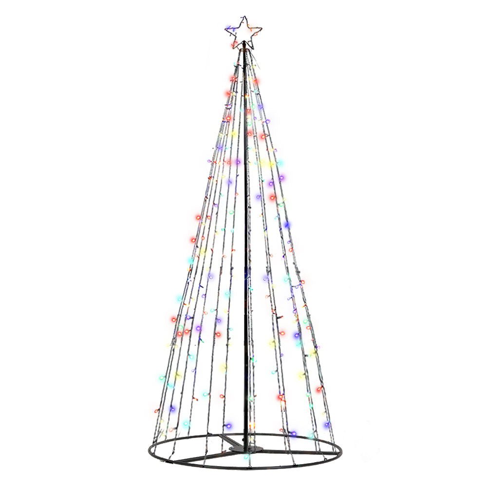 Jingle Jollys Solar Power Christmas Tree 3.6M 400 LED Xmas Trees 8 Light Modes - Direct On Sale
