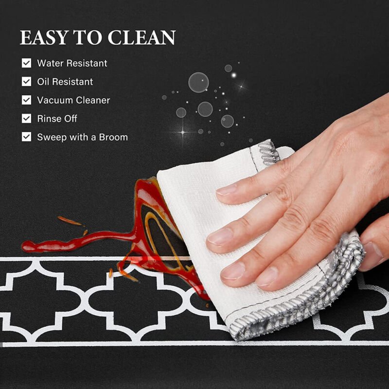 Kitchen Mat Non - Slip Waterproof Anti - Oil Home Door Floor Rug Carpet Easy Clean - Direct On Sale