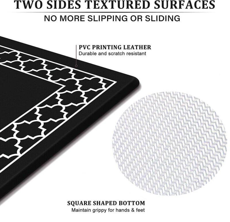 Kitchen Mat Non - Slip Waterproof Anti - Oil Home Door Floor Rug Carpet Easy Clean - Direct On Sale