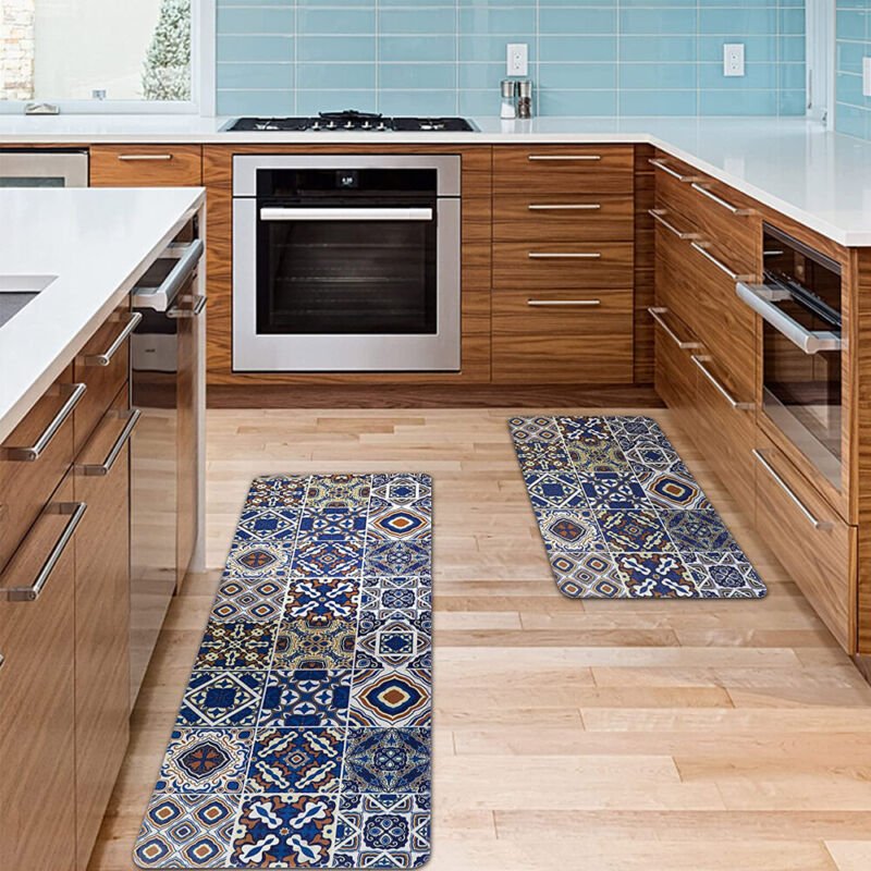 Kitchen Mat Non - Slip Waterproof Anti - Oil Home Door Floor Rug Carpet Easy Clean - Direct On Sale