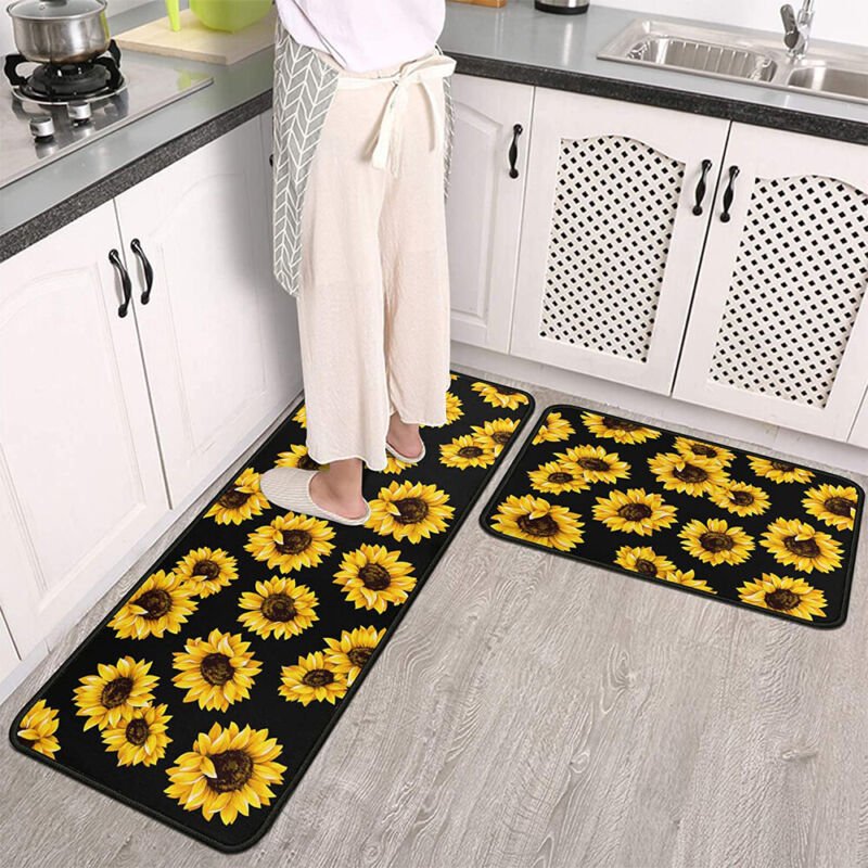 Kitchen Mat Non - Slip Waterproof Anti - Oil Home Door Floor Rug Carpet Easy Clean - Direct On Sale