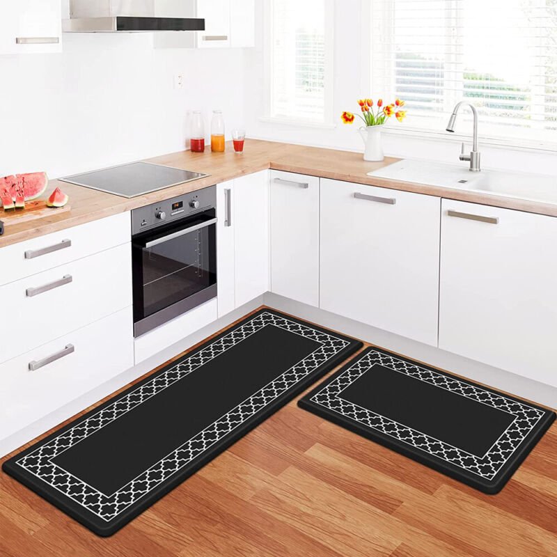 Kitchen Mat Non - Slip Waterproof Anti - Oil Home Door Floor Rug Carpet Easy Clean - Direct On Sale