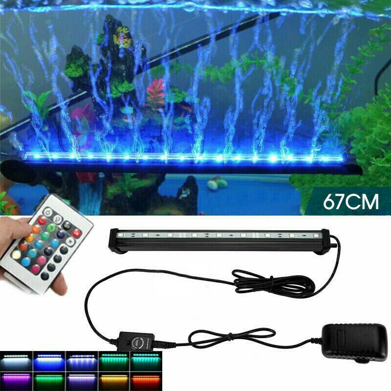 LED Air Bubble RGB Aquarium Light Submersible - Direct On Sale