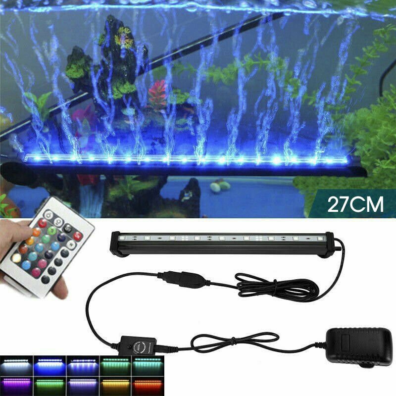 LED Air Bubble RGB Aquarium Light Submersible - Direct On Sale