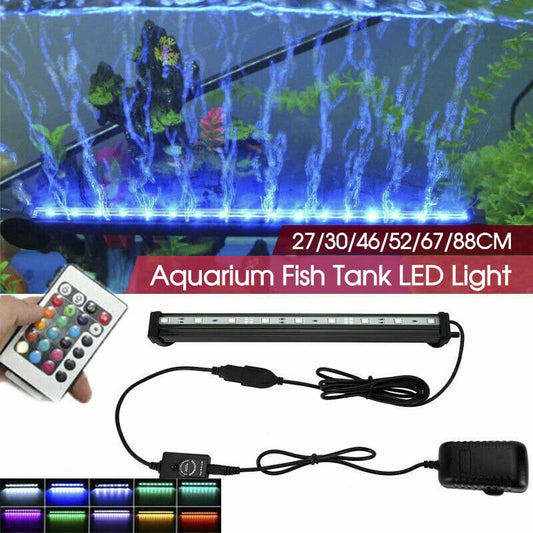 LED Air Bubble RGB Aquarium Light Submersible - Direct On Sale