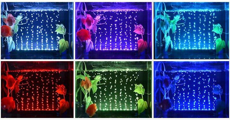 LED Air Bubble RGB Aquarium Light Submersible - Direct On Sale