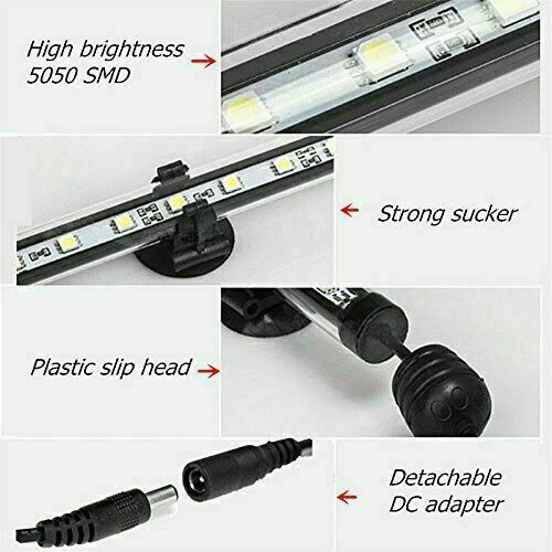 LED Air Bubble RGB Aquarium Light Submersible - Direct On Sale