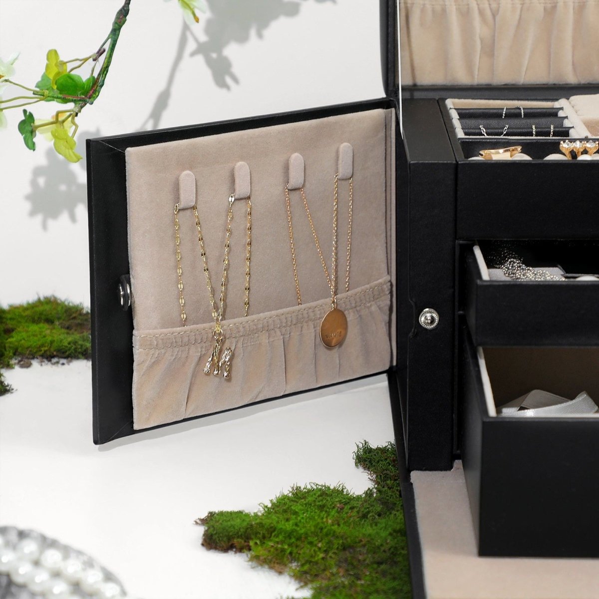 Lockable Jewelry Box 3 - Tier Display Case - Direct On Sale