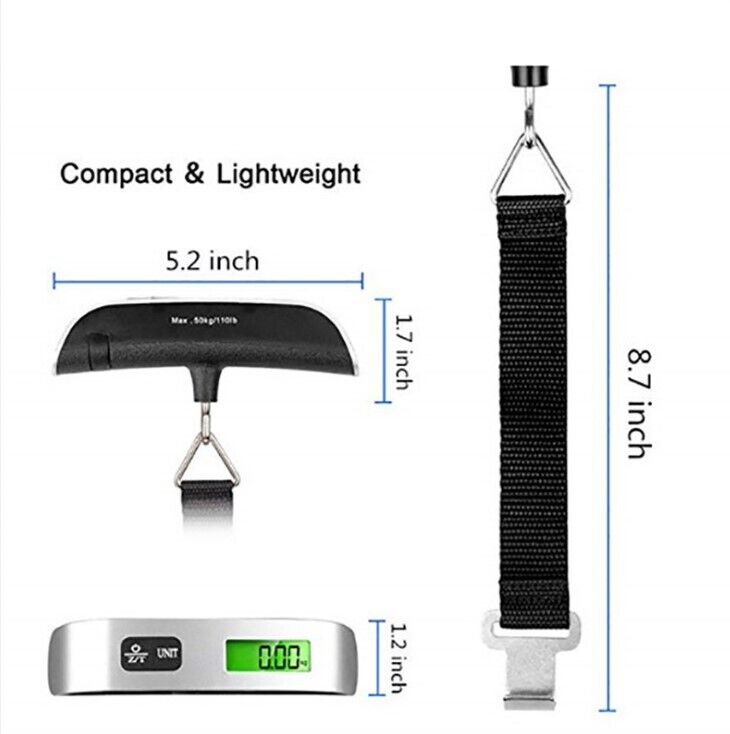 Luggage Scale Travel Portable Electronic Weight LCD Digital - Direct On Sale