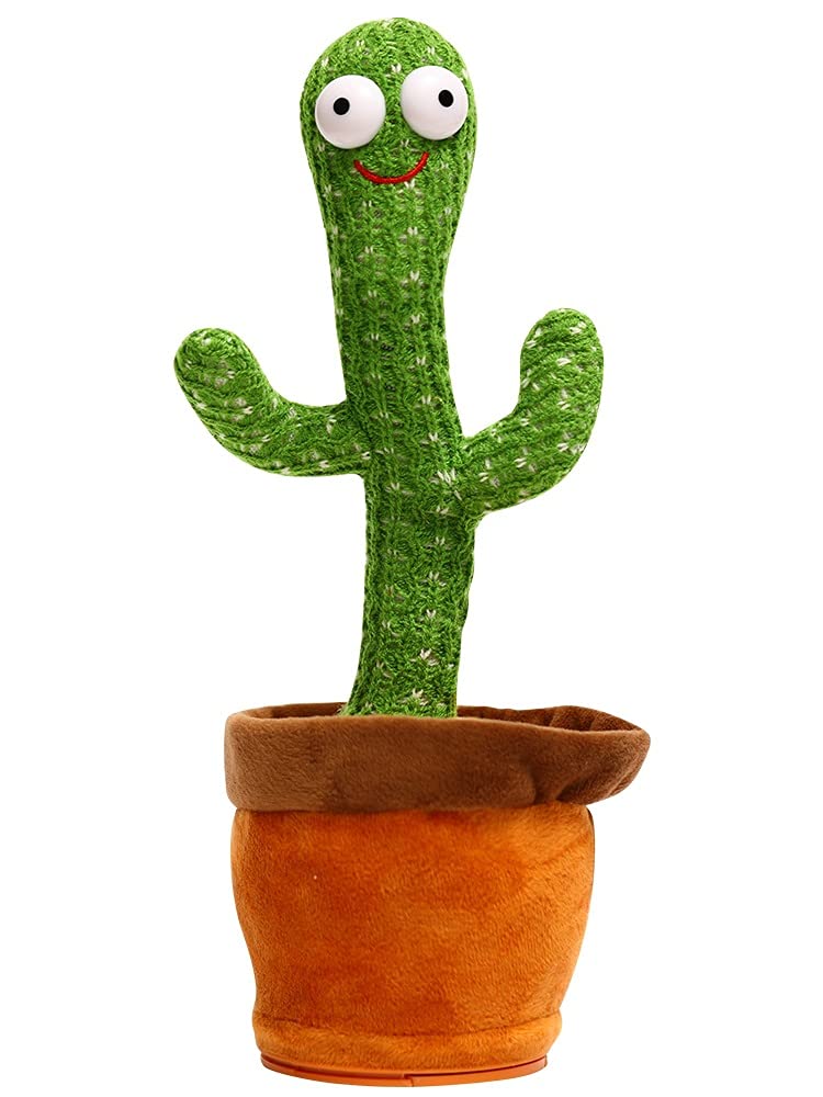 Luminous Cactus Plush Singing Dancing Mocking Toy - Direct On Sale
