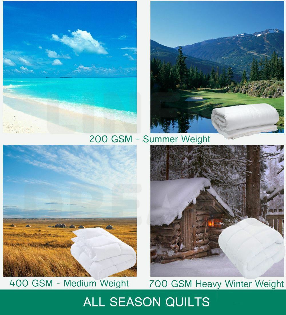 Microfibre Bamboo Summer Quilt Duvet Doona - Direct On Sale