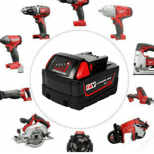 Milwaukee 18V Replacement Lithium Batteries - Direct On Sale