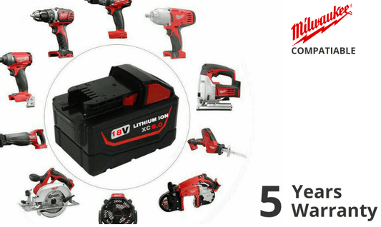 Milwaukee 18V Replacement Lithium Batteries - Direct On Sale
