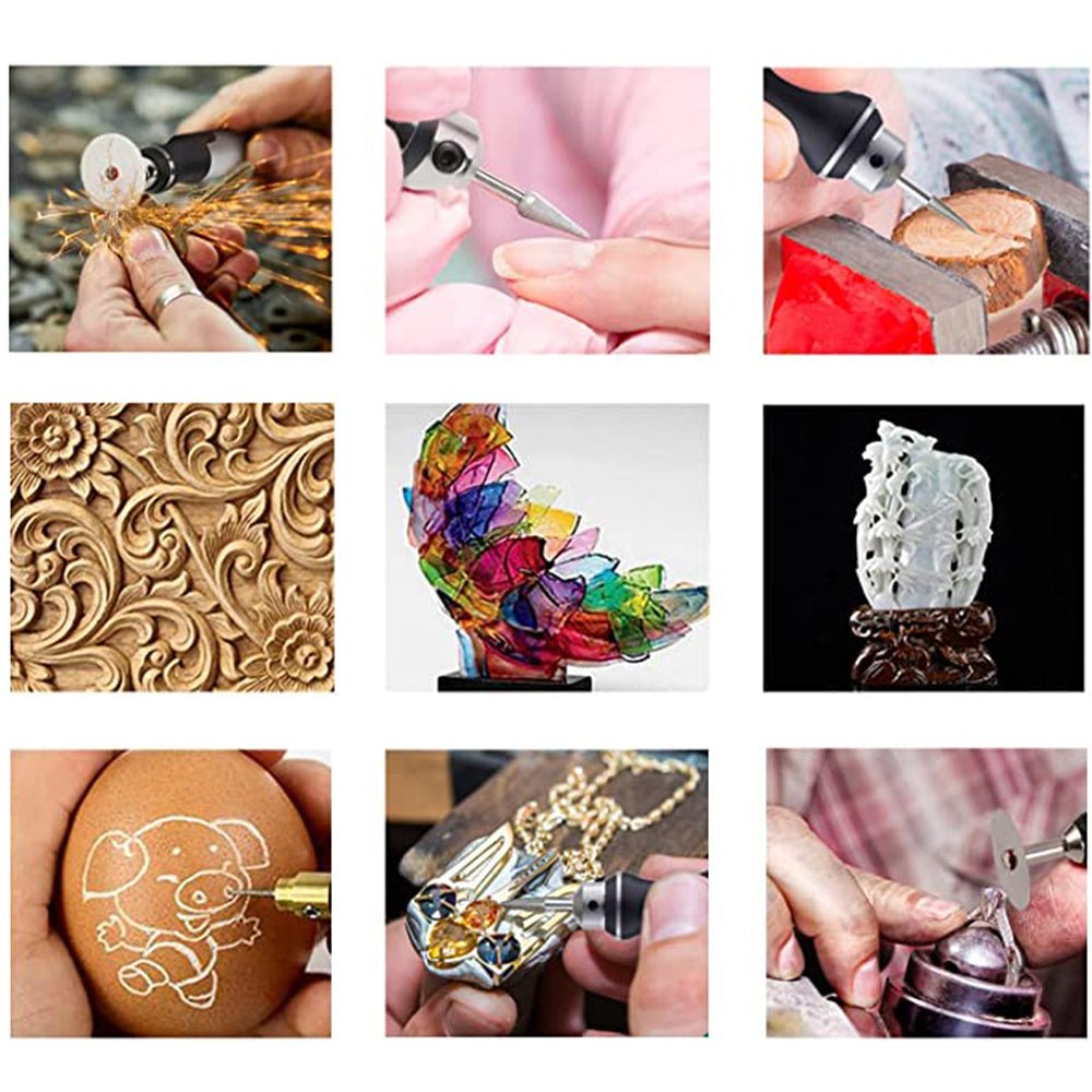 Mini Electric Professional Engraving Pen for Jewelry Glass Wood Stone Metal - USB Rechargeable - Direct On Sale