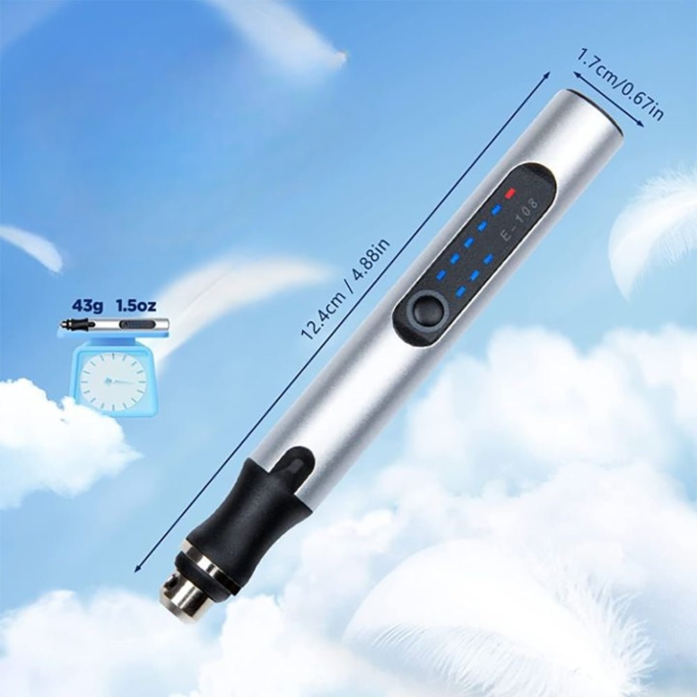 Mini Electric Professional Engraving Pen for Jewelry Glass Wood Stone Metal - USB Rechargeable - Direct On Sale