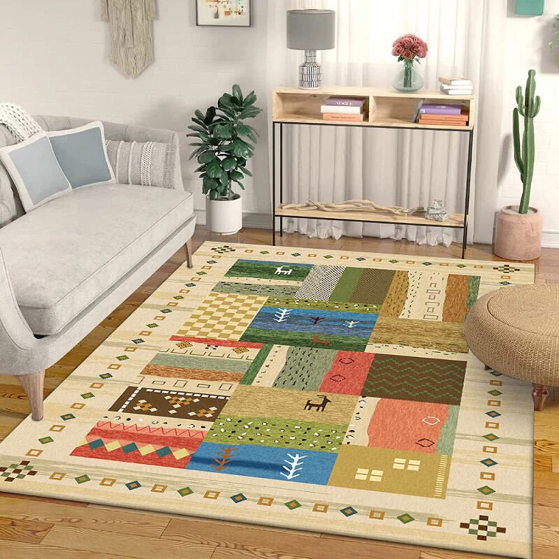 Modern Floor Anti - Slip Carpet Mat Rug Area Carpet Bedroom Living Room - Direct On Sale