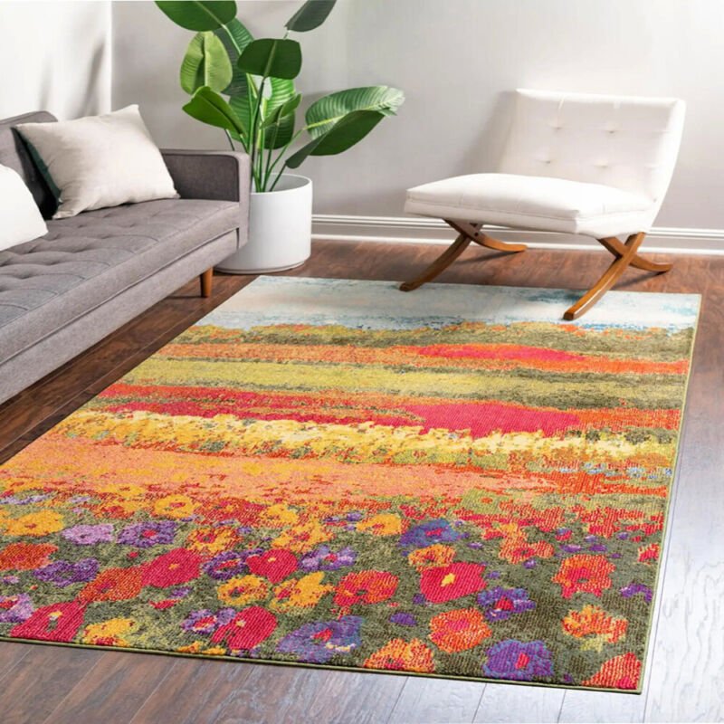 Modern Floor Anti - Slip Carpet Mat Rug Area Carpet Bedroom Living Room - Direct On Sale