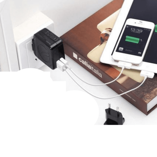 Multi Plugs USB Wall Charger Adapter 4.2 A US UK EU AU Plugs with Car Charger (D204) - Direct On Sale