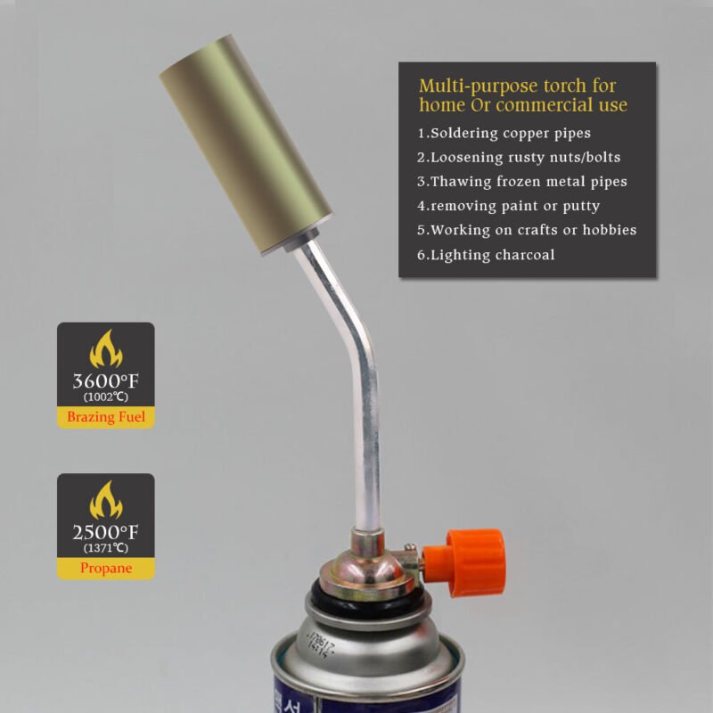 Multi - Purpose Butane Gas Torch BBQ Welding Baking Lighting Charcoal - Direct On Sale