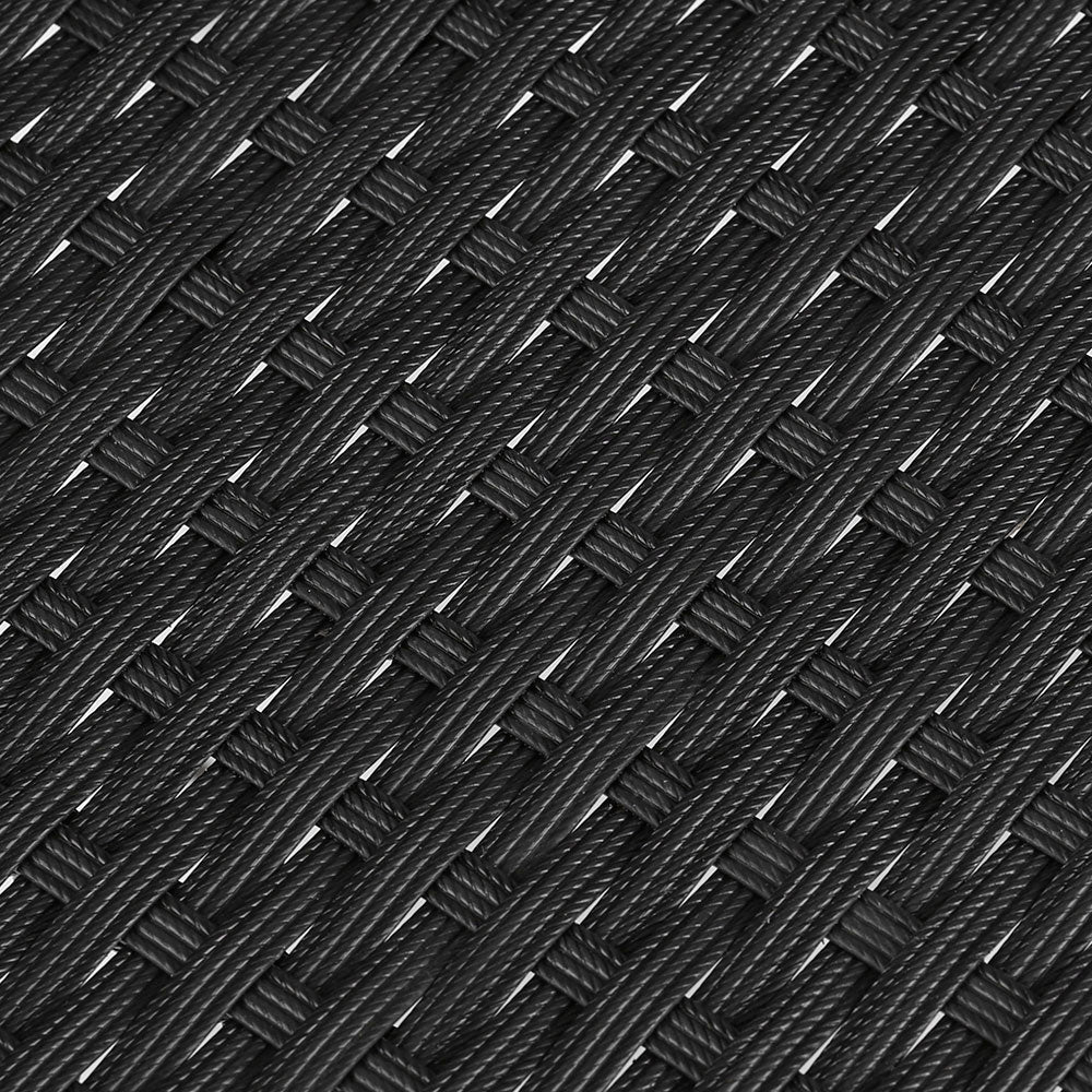 Outdoor Bistro Chairs Patio Furniture Dining Chair Wicker Garden Cushion Tea Coffee Cafe Bar Set - Direct On Sale