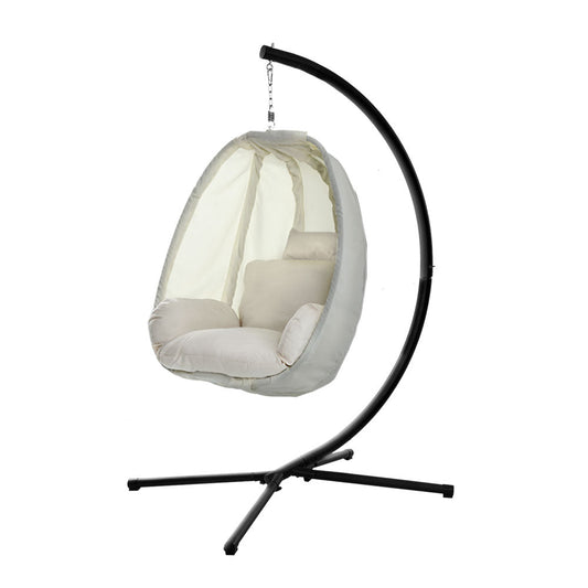 Outdoor Furniture Egg Hammock Porch Hanging Pod Swing Chair with Stand - Direct On Sale