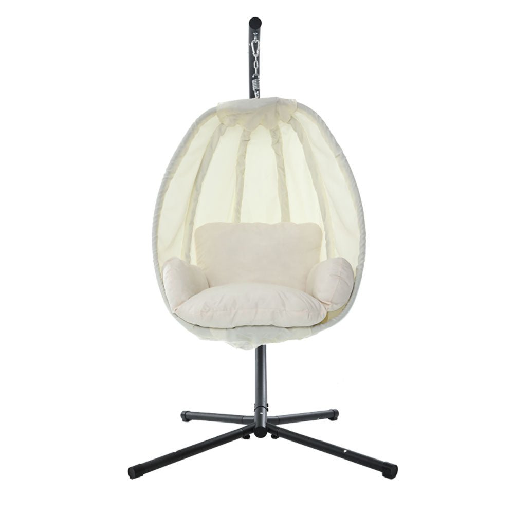 Outdoor Furniture Egg Hammock Porch Hanging Pod Swing Chair with Stand - Direct On Sale