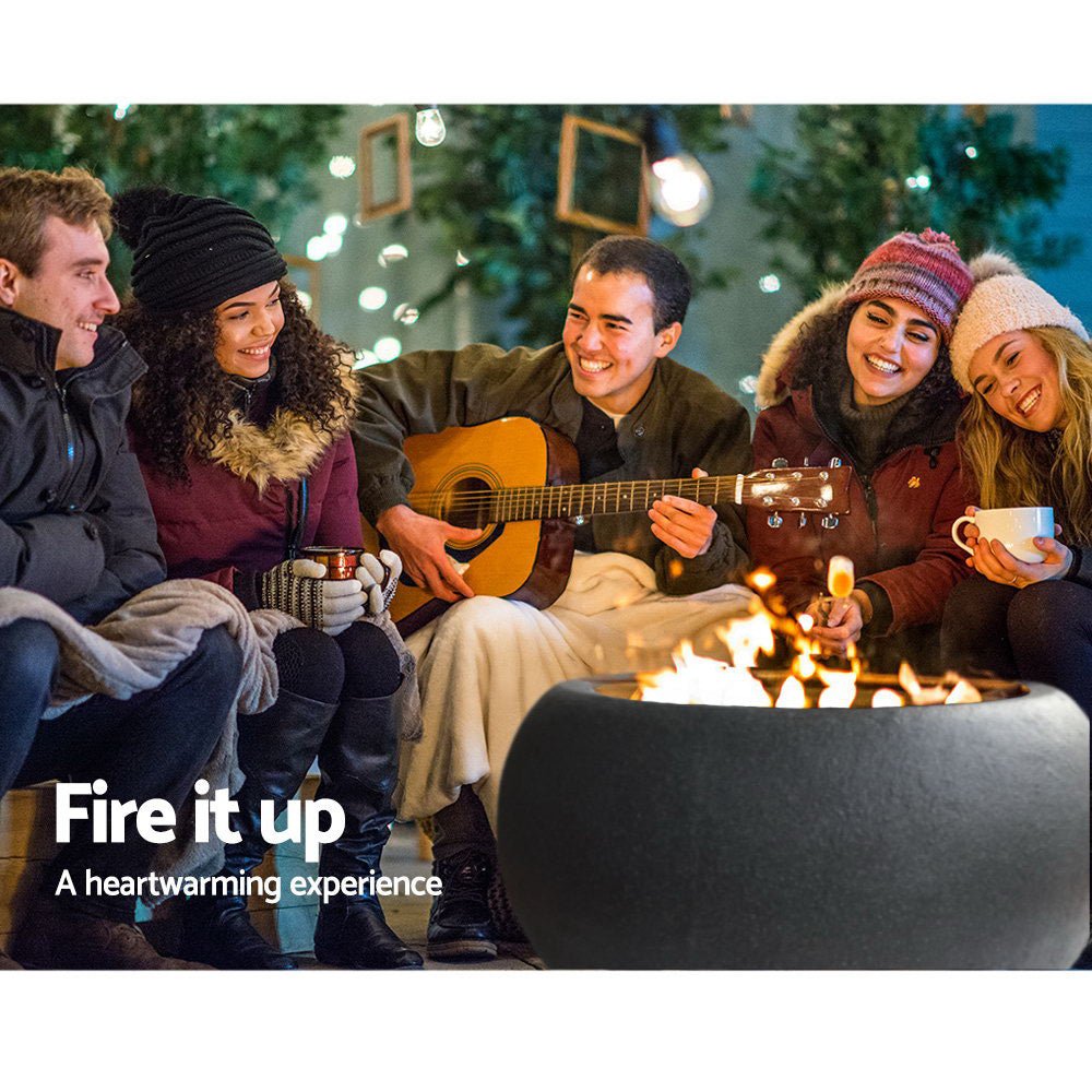 Outdoor Portable Fire Pit Bowl Wood Burning Patio Oven Heater Fireplace - Direct On Sale