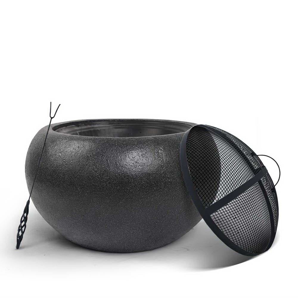 Outdoor Portable Fire Pit Bowl Wood Burning Patio Oven Heater Fireplace - Direct On Sale