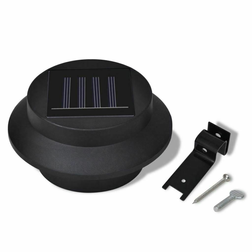 Outdoor Solar Gutter Fence LED Light x6 - Direct On Sale