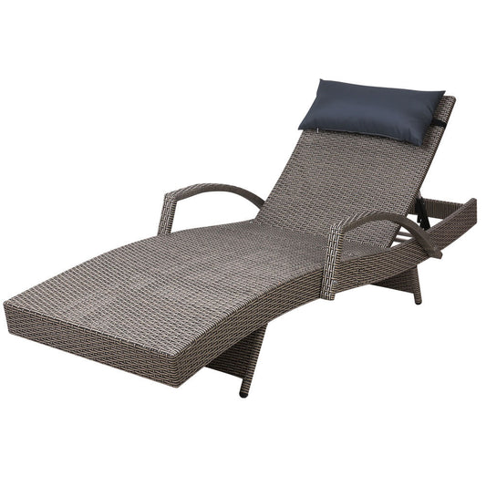 Outdoor Sun Lounge Furniture Day Bed Wicker Pillow Sofa Set - Direct On Sale