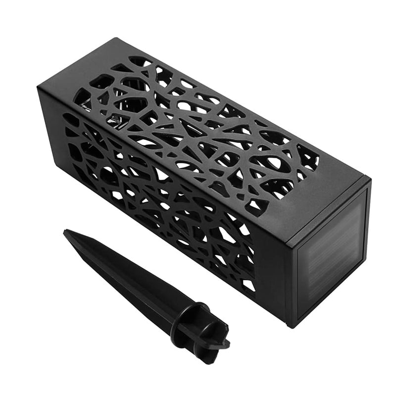 Pack of 4 Cool White Waterproof LED Garden Stake Sensor Ground Lights - Solar Powered - Direct On Sale