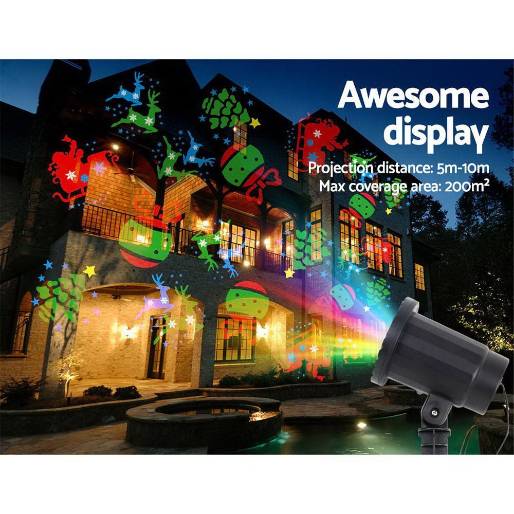Pattern LED Laser Landscape Projector Light Lamp Christmas Party - Direct On Sale