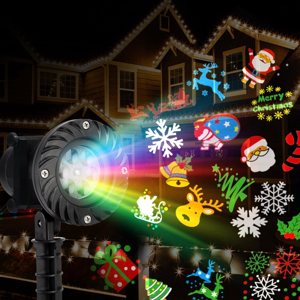 Pattern LED Laser Landscape Projector Light Lamp Christmas Party - Direct On Sale