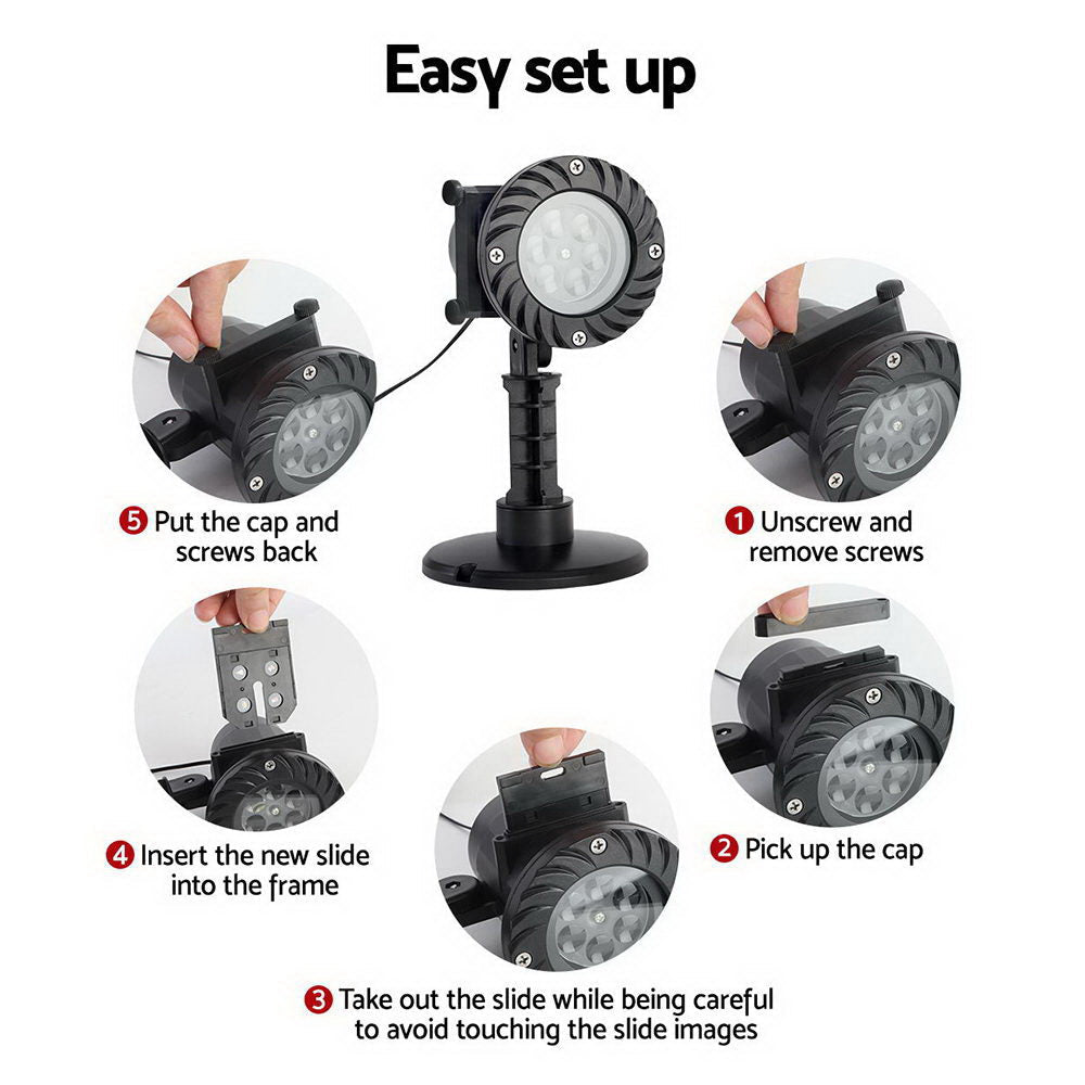 Pattern LED Laser Landscape Projector Light Lamp Christmas Party - Direct On Sale