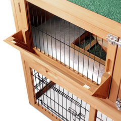 Rabbit Hutch Chicken Coop Cage Guinea Pig House