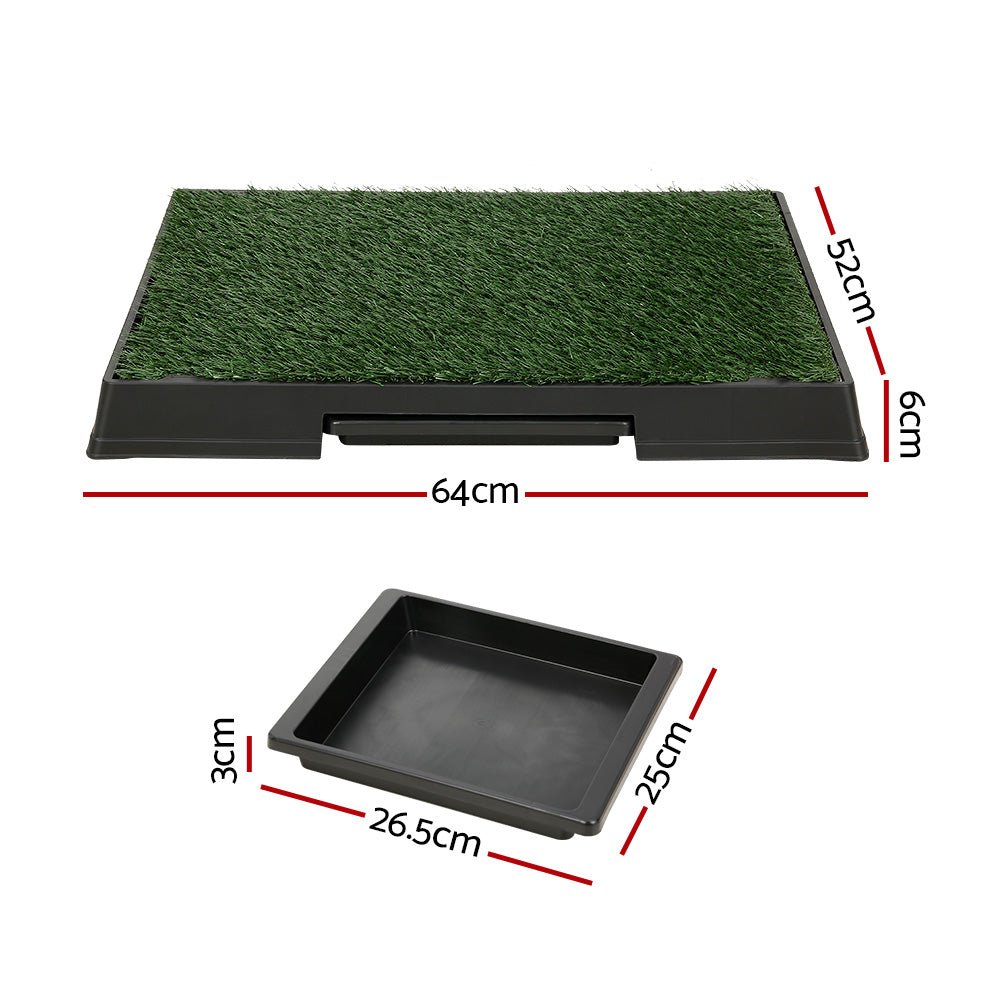 Pet Training Pad Dog Potty Toilet Large Loo Portable With Tray Grass Mat - Direct On Sale