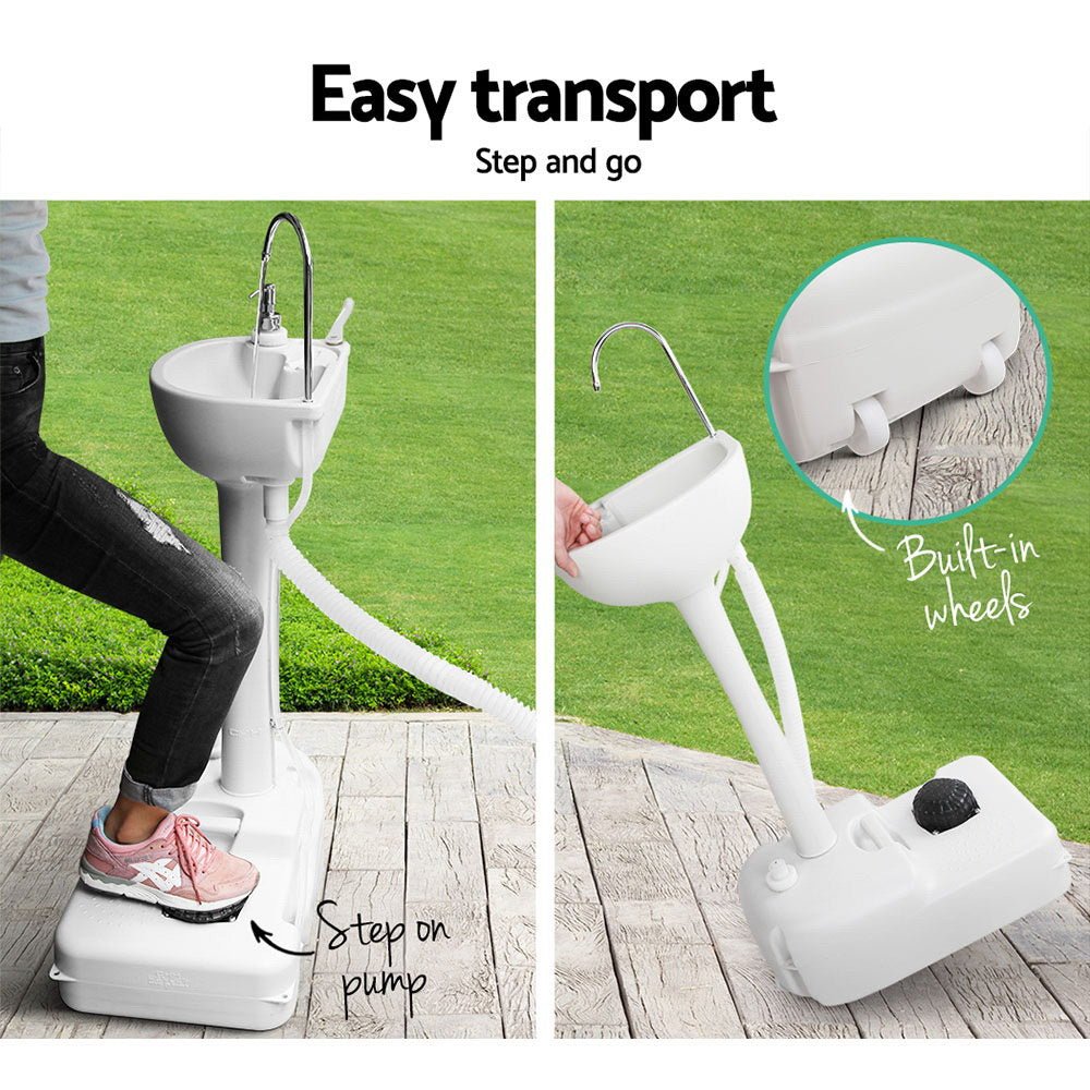 Portable Camping Wash Basin 19L - Direct On Sale