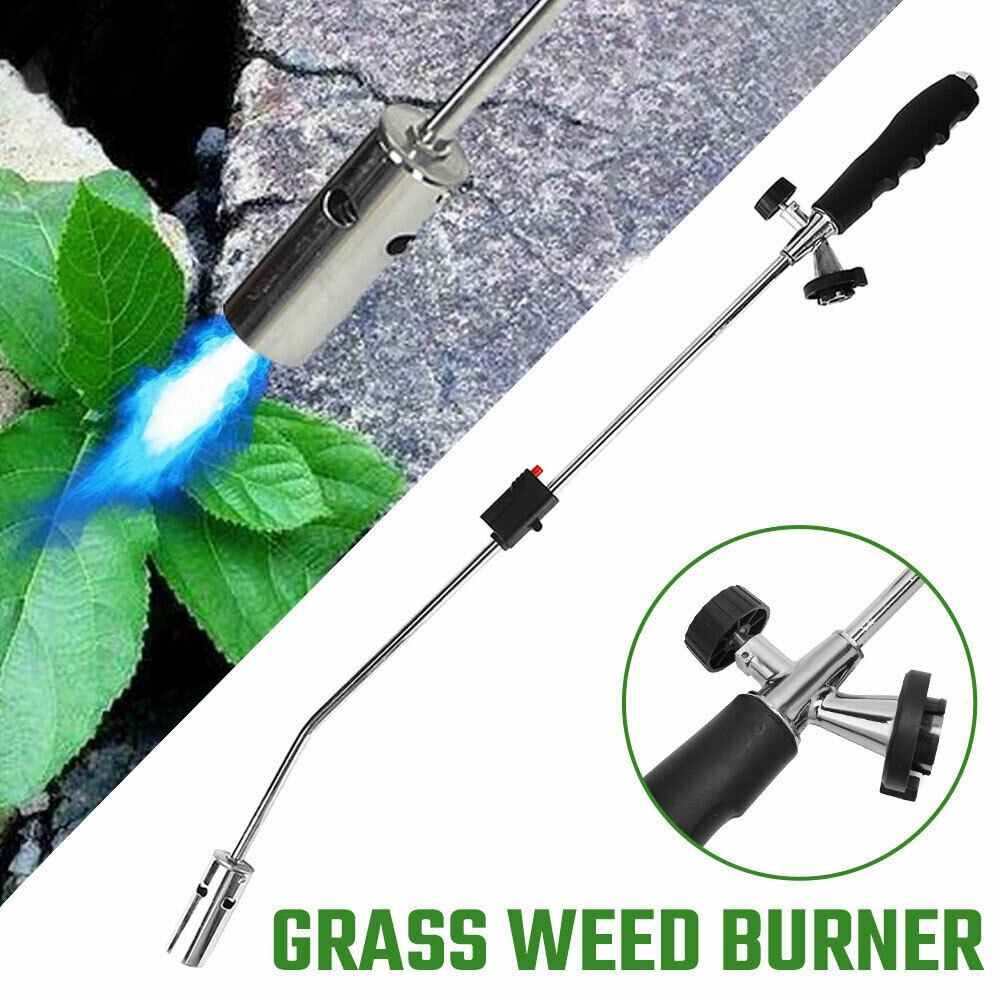 Portable Propane Weed Burner Torch with Piezo Ignition – Adjustable Flame Control for Efficient Weed Removal - Direct On Sale
