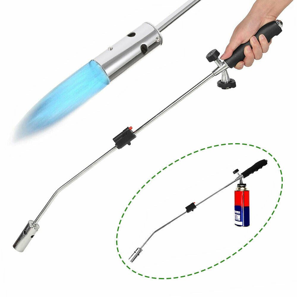 Portable Propane Weed Burner Torch with Piezo Ignition – Adjustable Flame Control for Efficient Weed Removal - Direct On Sale