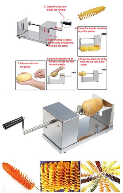 Potato Spiral Twister Tornado Maker - Direct On Sale