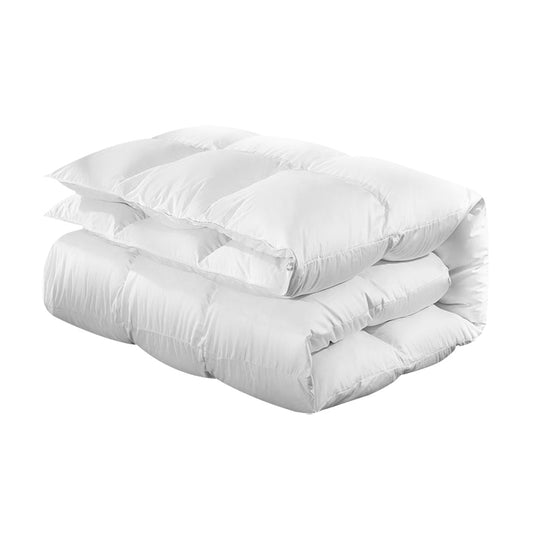 Premium Goose Down Feather Winter Quilt Bedding Queen King 800GSM - Direct On Sale