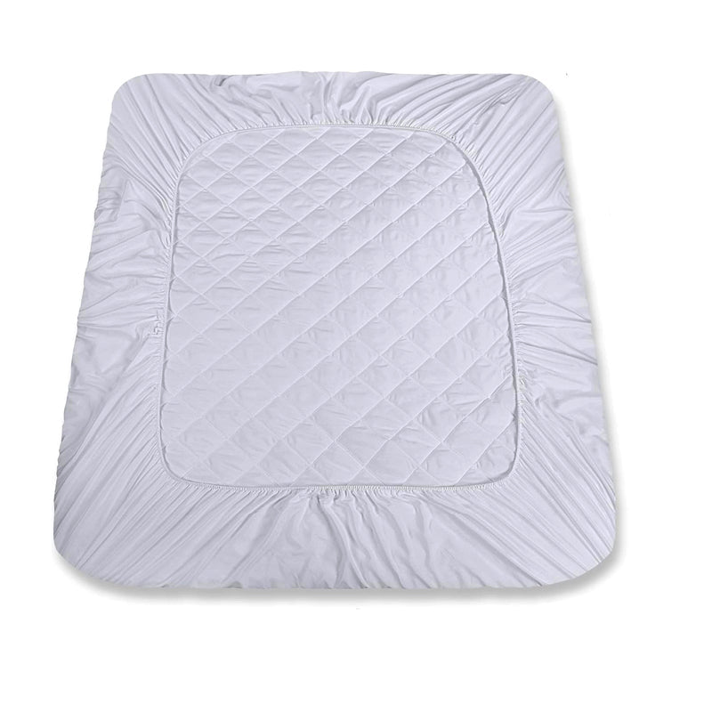 Quilted Cotton Waterproof Mattress Protector With Bed Cover - Direct On Sale