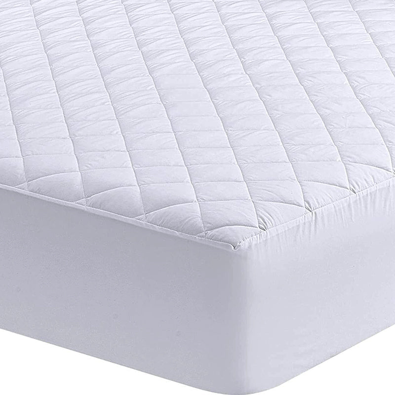 Quilted Cotton Waterproof Mattress Protector With Bed Cover - Direct On Sale